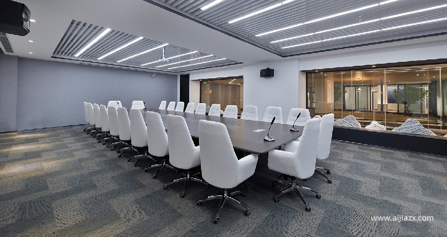 1200平米幕墙门窗公司办公室设计效果图