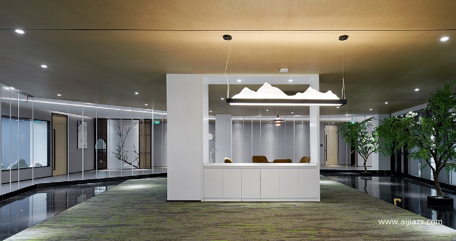 1200平米幕墙门窗公司办公室设计效果图