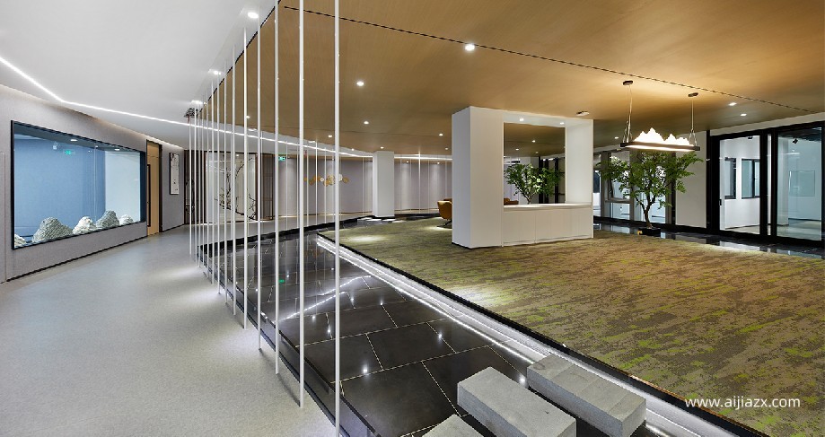 1200平米幕墙门窗公司办公室设计效果图