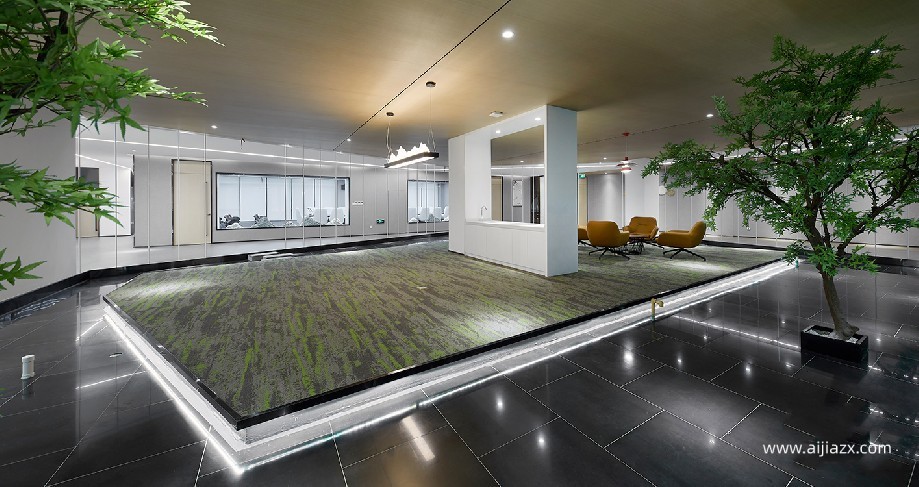 1200平米幕墙门窗公司办公室设计效果图