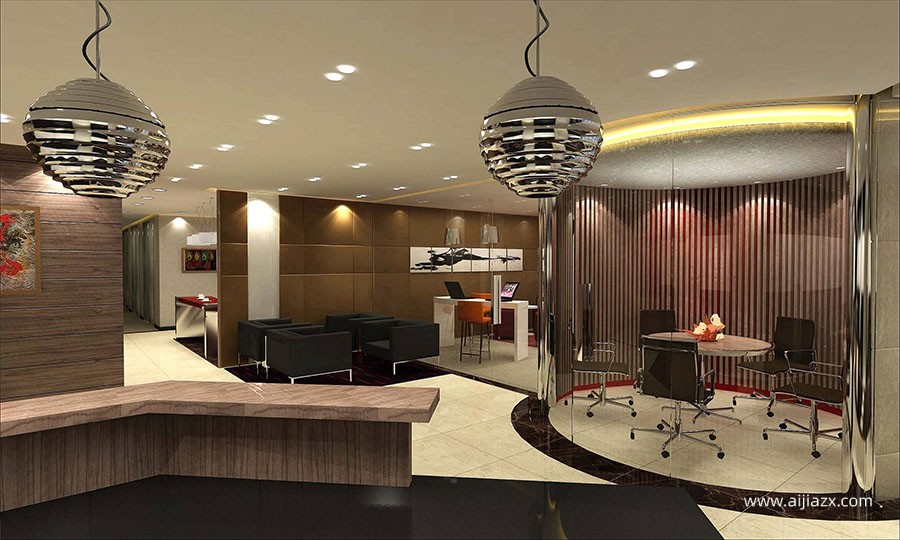 680平米郑州办公室装修设计效果图