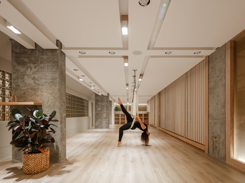 郑州瑜伽工作室装修设计效果图