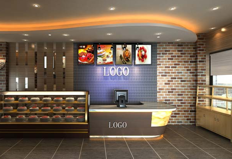 迷你蛋糕店装修设计效果图