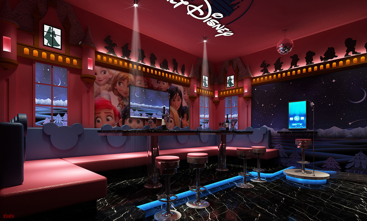 信阳KTV装修设计效果图