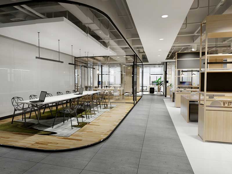 200平米工业风办公室装修设计效果图