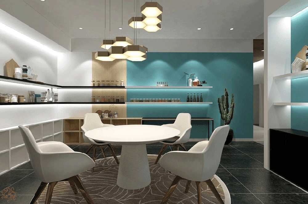 280平米郑州新中式办公室设计效果图