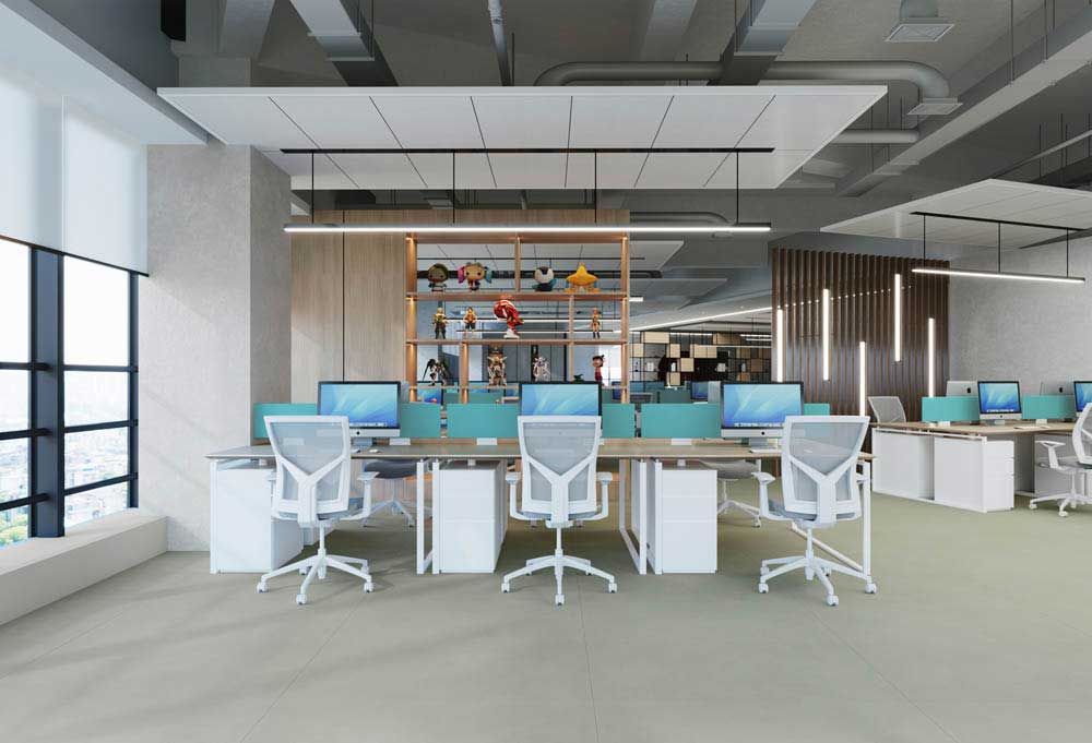 1200平米郑州办公室装修设计案例