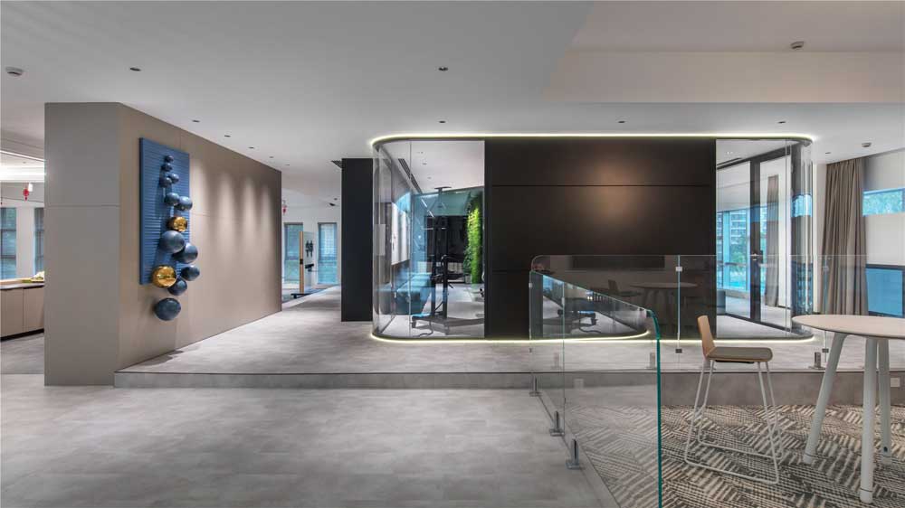 洛阳食品公司办公室装修设计效果图