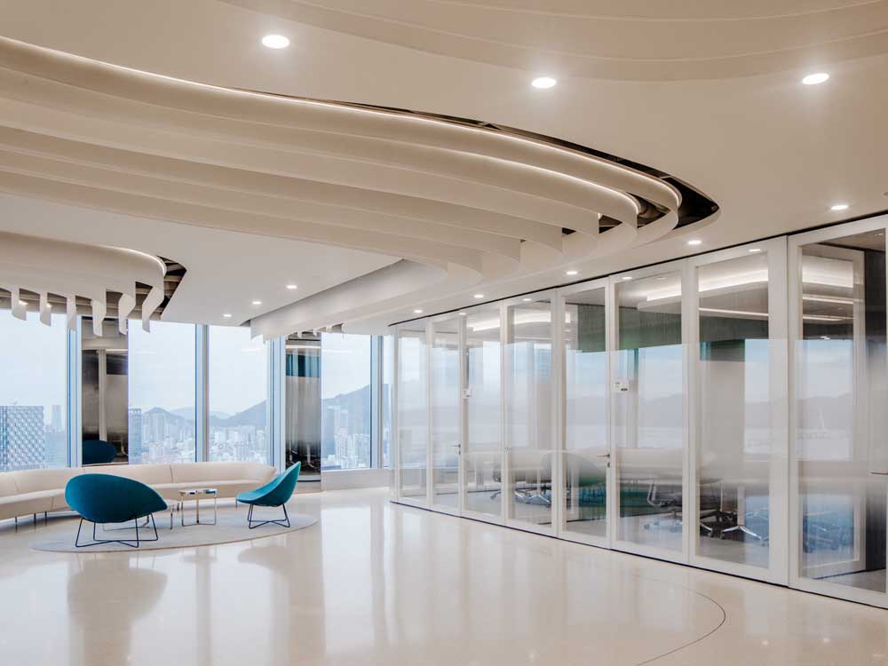 郑州事务所办公空间装修设计，麻绳工作室效果图