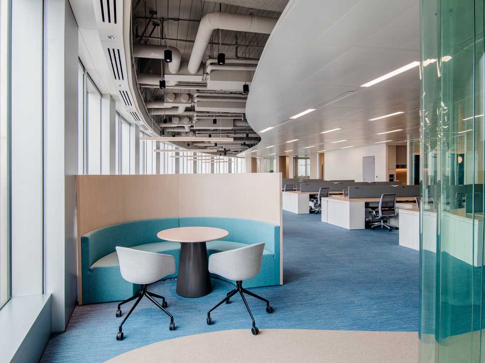 郑州事务所办公空间装修设计，麻绳工作室效果图