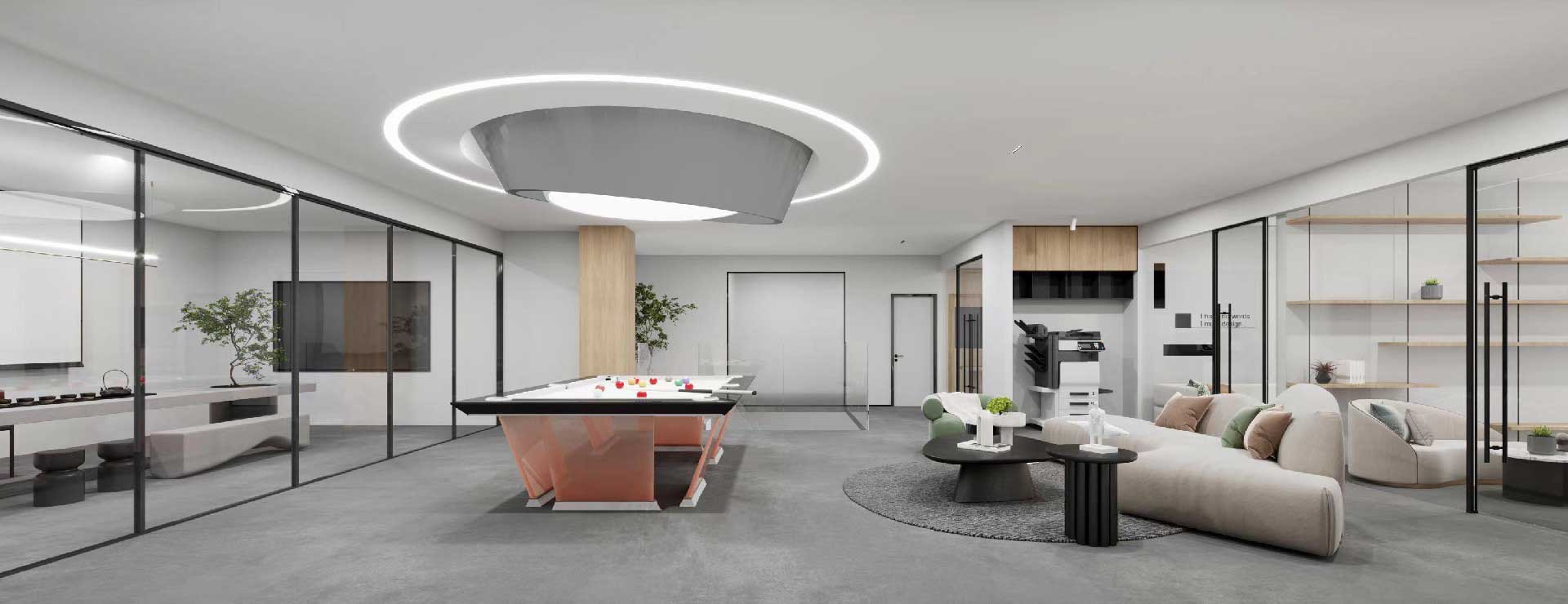 800平米郑州金水区办公室设计效果图