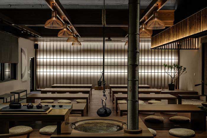 200m2许昌茶馆装修设计效果图