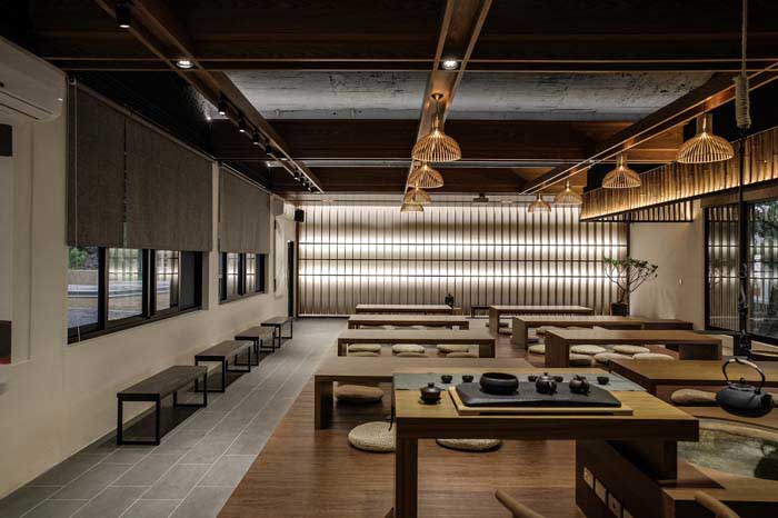 200m2许昌茶馆装修设计效果图