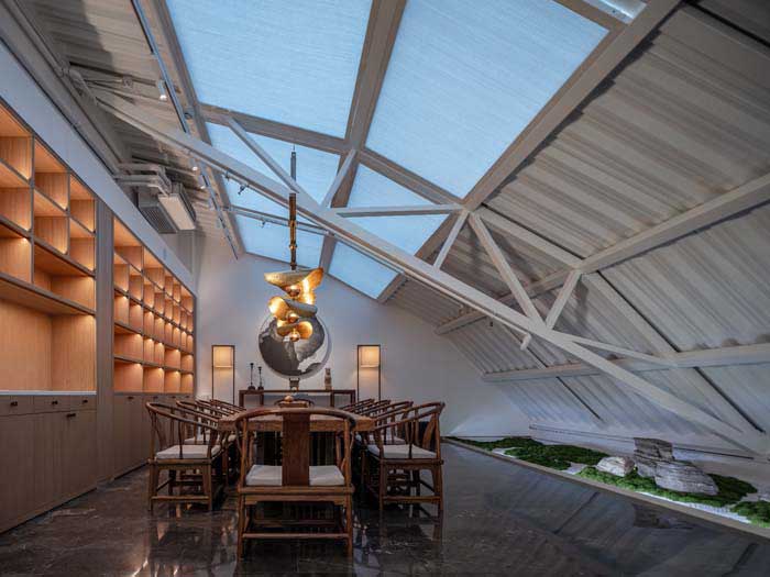 500m2茶馆空间设计效果图