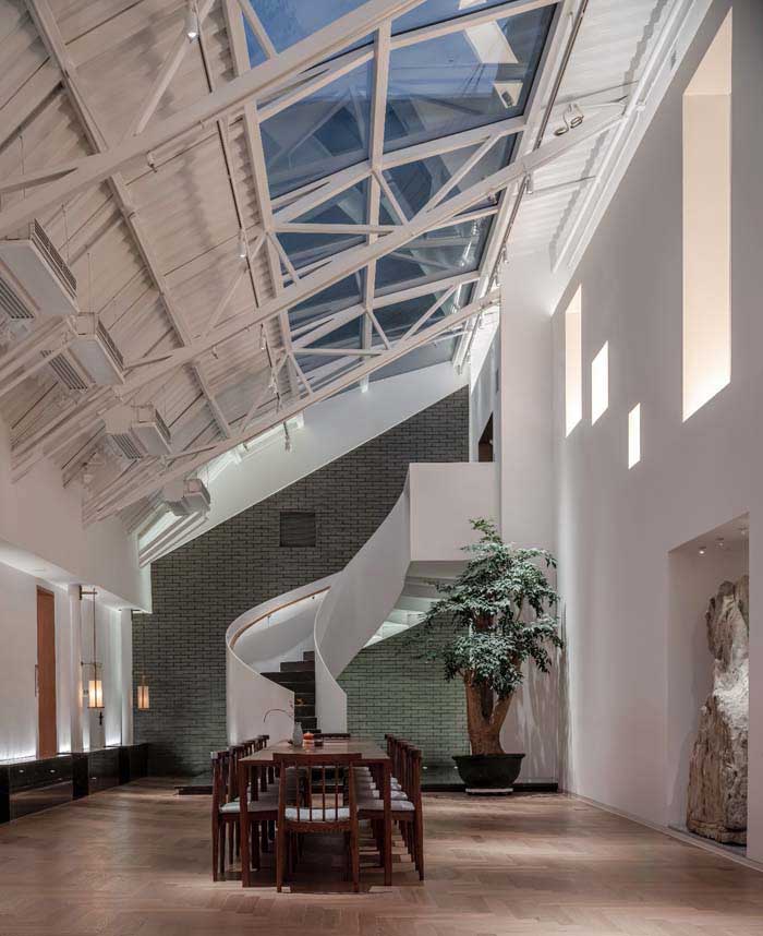 500m2茶馆空间设计效果图