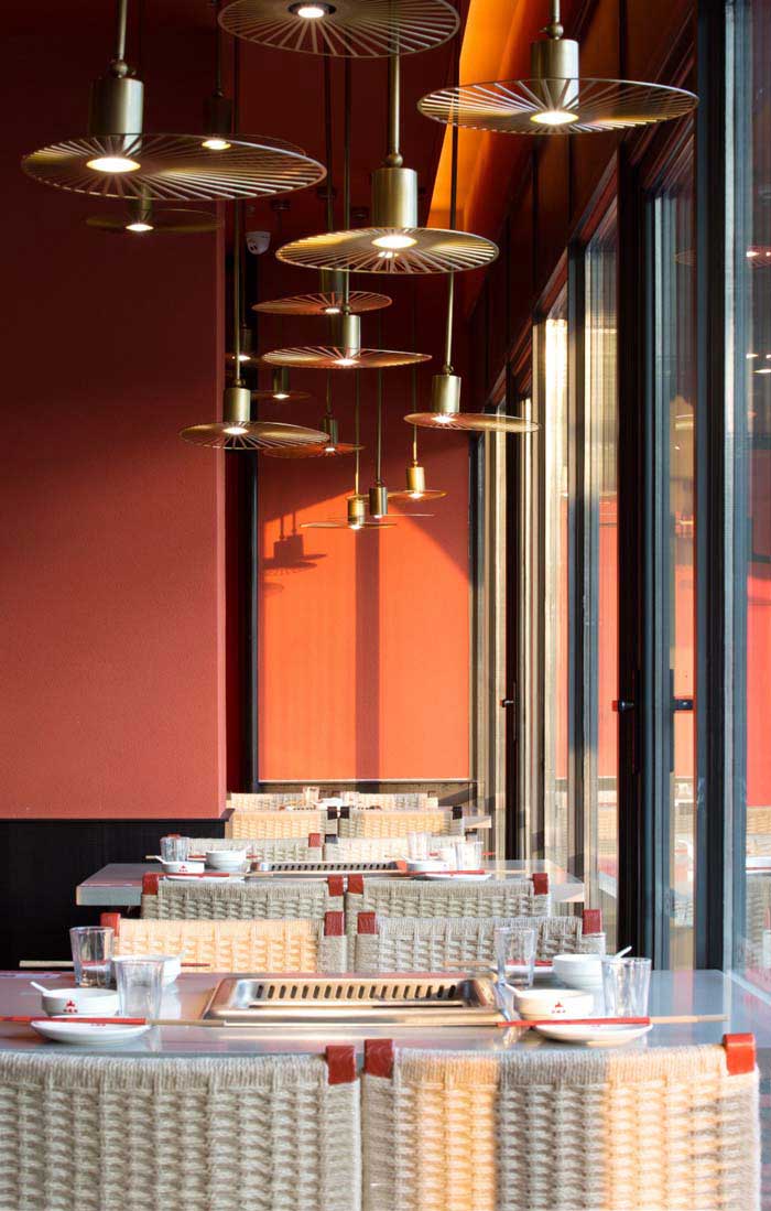 550m2郑州火锅店设计效果图