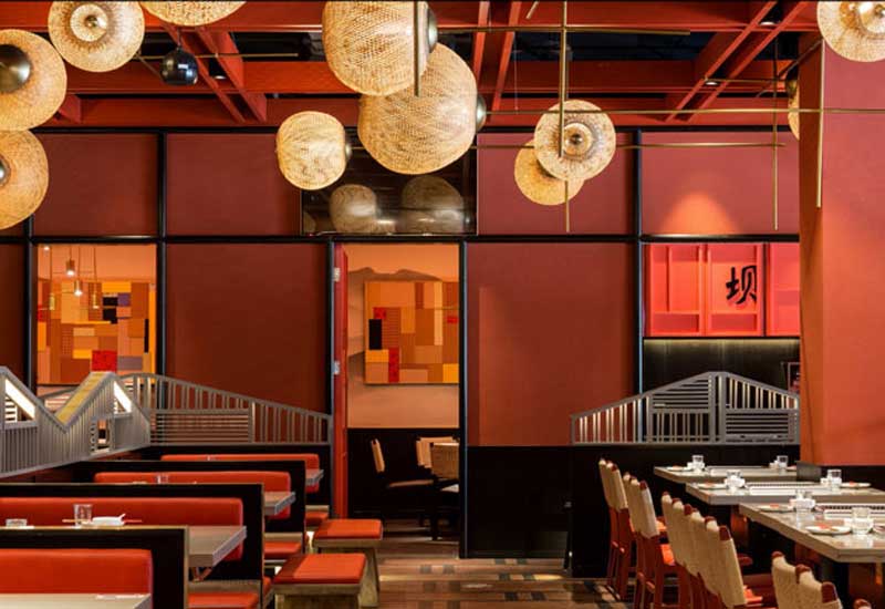 550m2郑州火锅店设计效果图