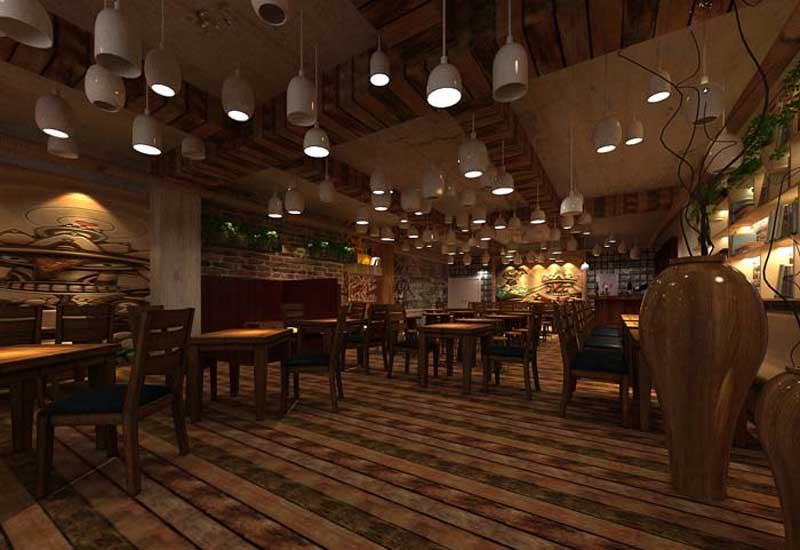 郑州创意静吧装修设计效果图