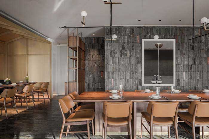 500m2洛阳中餐厅设计效果图