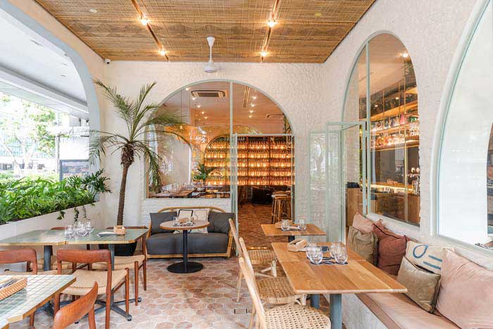 郑州280m2咖啡酒吧设计效果图