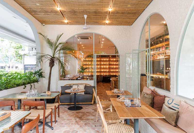 郑州280m2咖啡酒吧设计效果图