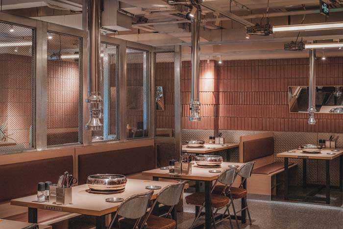 180m2烤肉空间设计效果图