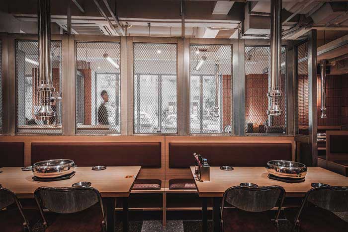 180m2烤肉空间设计效果图