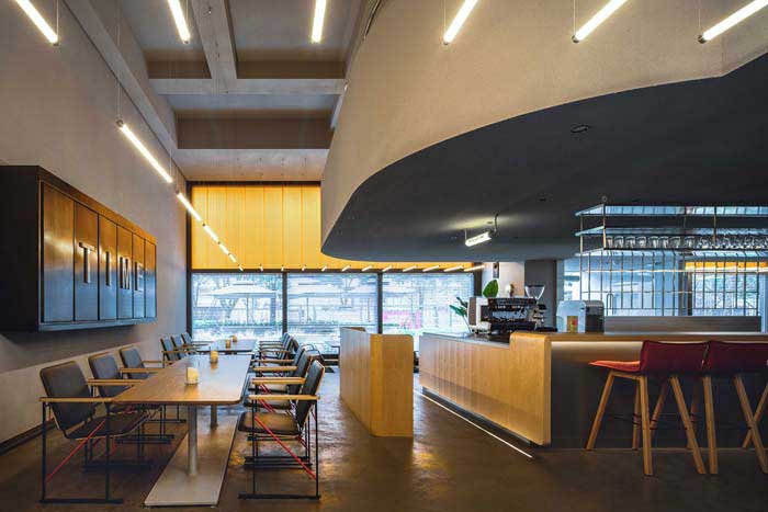 350m2郑州东区西餐厅设计效果图