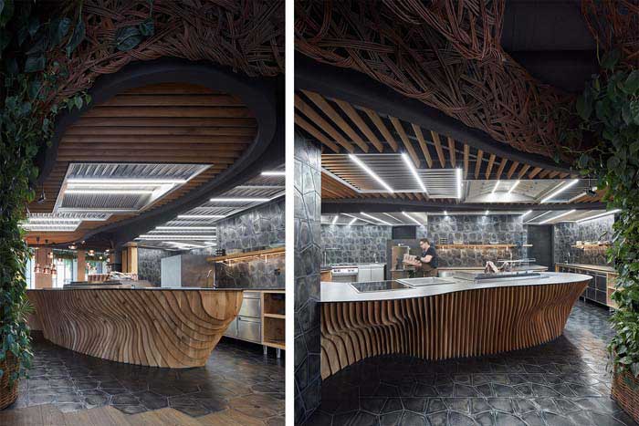 320m2郑州金水区西餐厅设计效果图