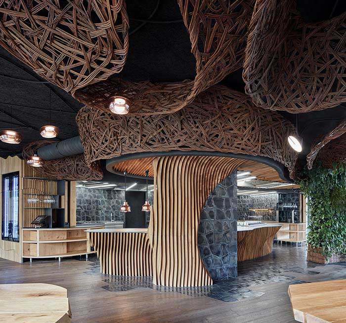 320m2郑州金水区西餐厅设计效果图