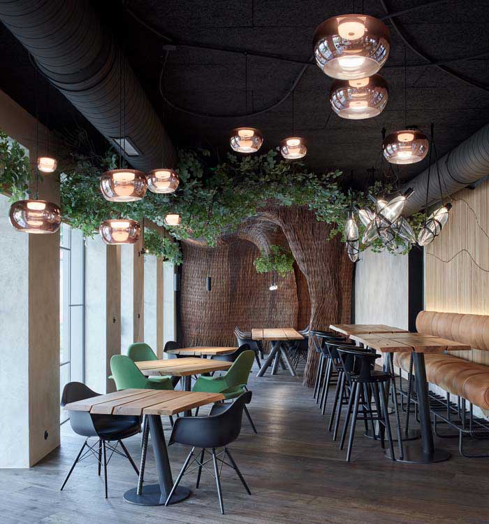 320m2郑州金水区西餐厅设计效果图