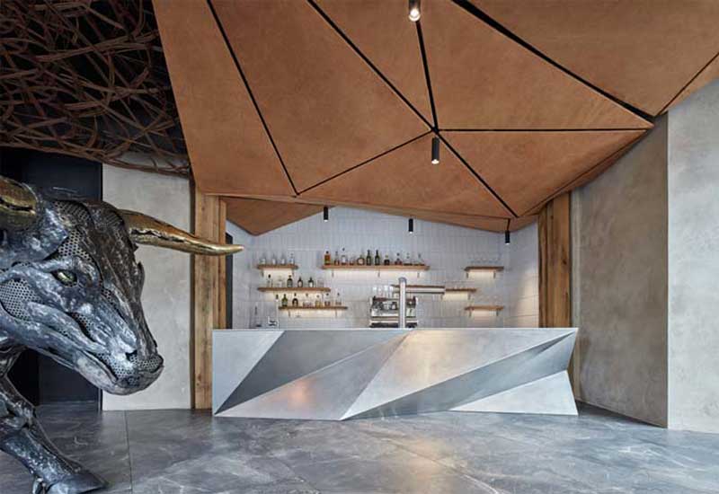 320m2郑州金水区西餐厅设计效果图