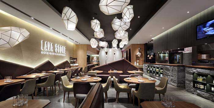 248m2郑州二七区西餐厅设计装修效果图