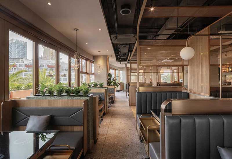 350m2郑州火锅店设计装修效果图