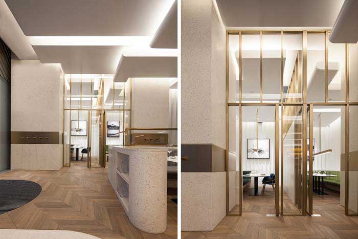 450m2郑州上街区西餐厅设计效果图