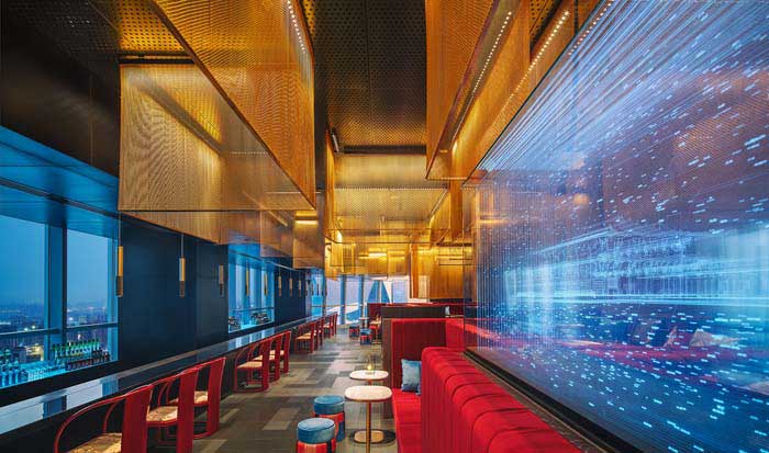 1200m2郑州西餐厅设计装修效果图