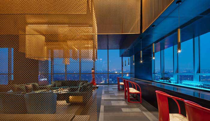 1200m2郑州西餐厅设计装修效果图