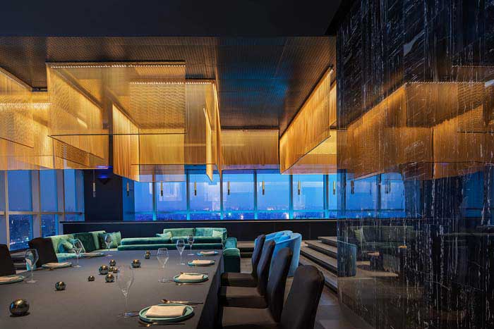 1200m2郑州西餐厅设计装修效果图