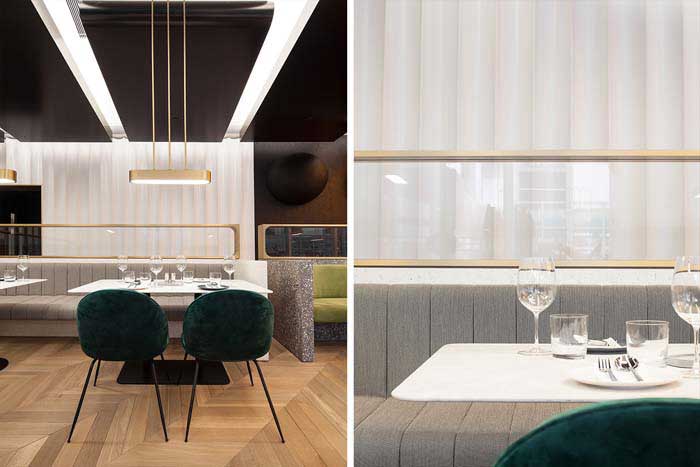 450m2精品西餐厅设计效果图