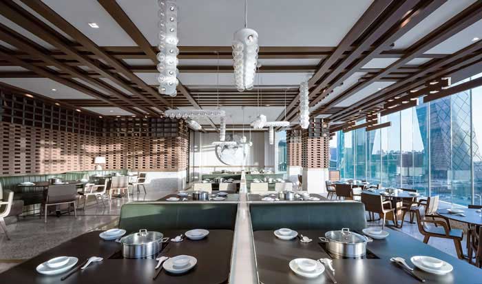 680m2郑州中餐厅设计效果图