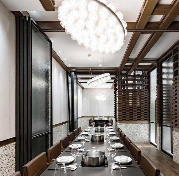 680m2郑州中餐厅设计效果图