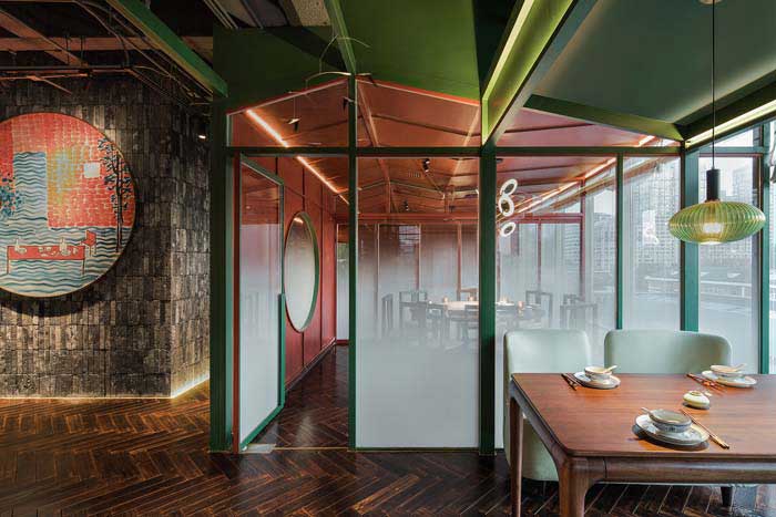 荥阳220平米中餐厅装修设计效果图