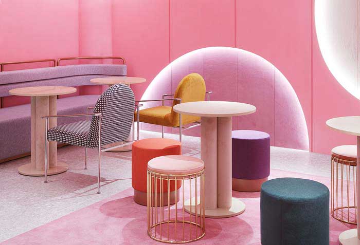 550m2开封咖啡厅装修设计效果图