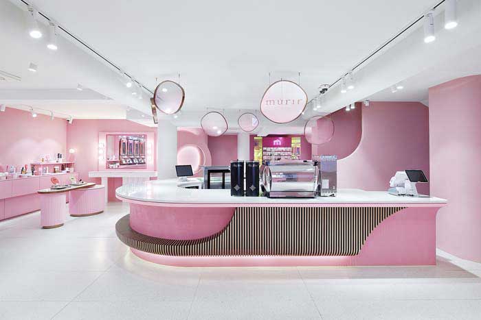 550m2开封咖啡厅装修设计效果图