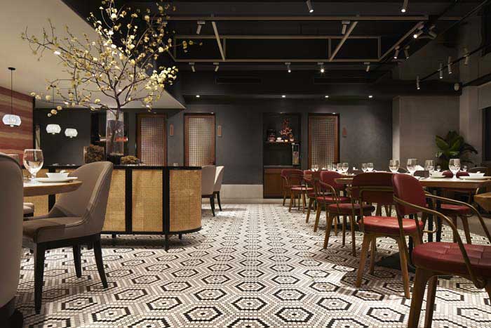 680m2郑州中式餐厅设计效果图