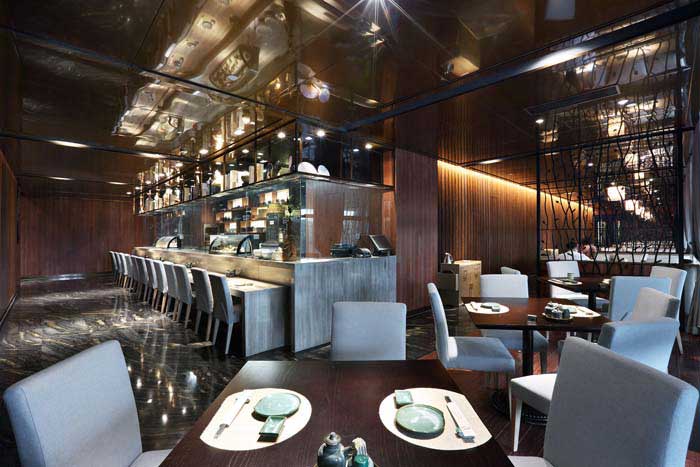 驻马店日式料理设计500m2装修效果图