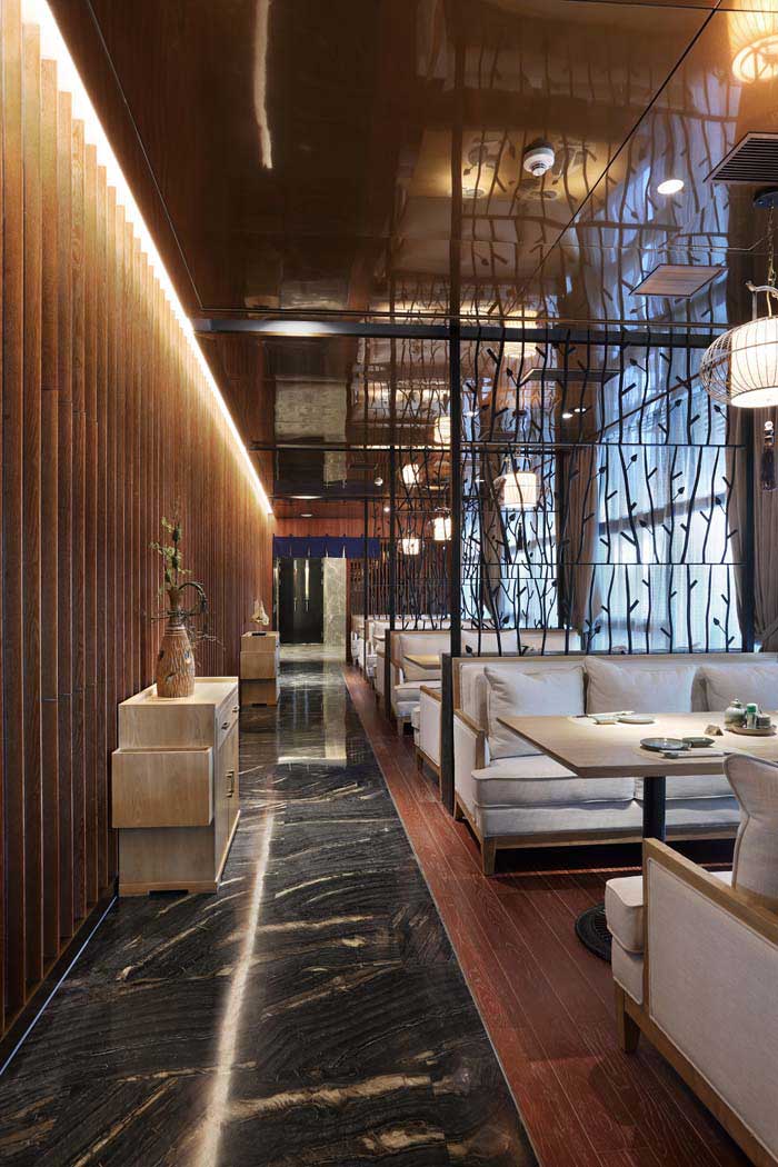 驻马店日式料理设计500m2装修效果图