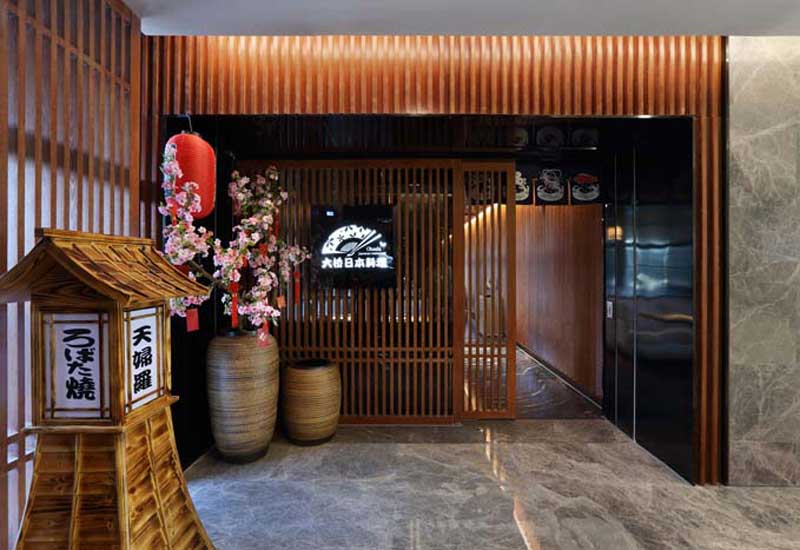 驻马店日式料理设计500m2装修效果图