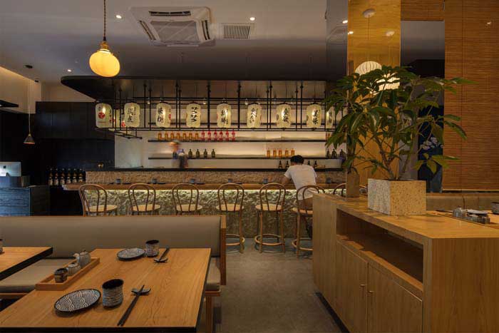 商丘日料餐厅设计200平米装修效果图