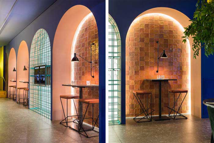 150m2郑州酒吧+餐厅设计效果图